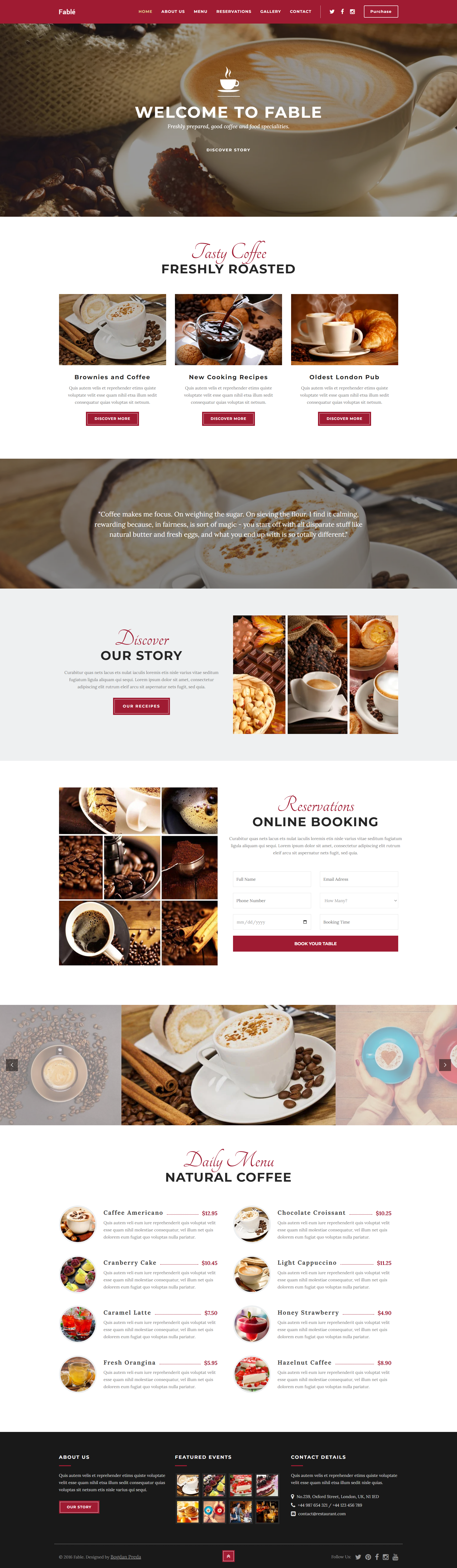 Restaurant Website