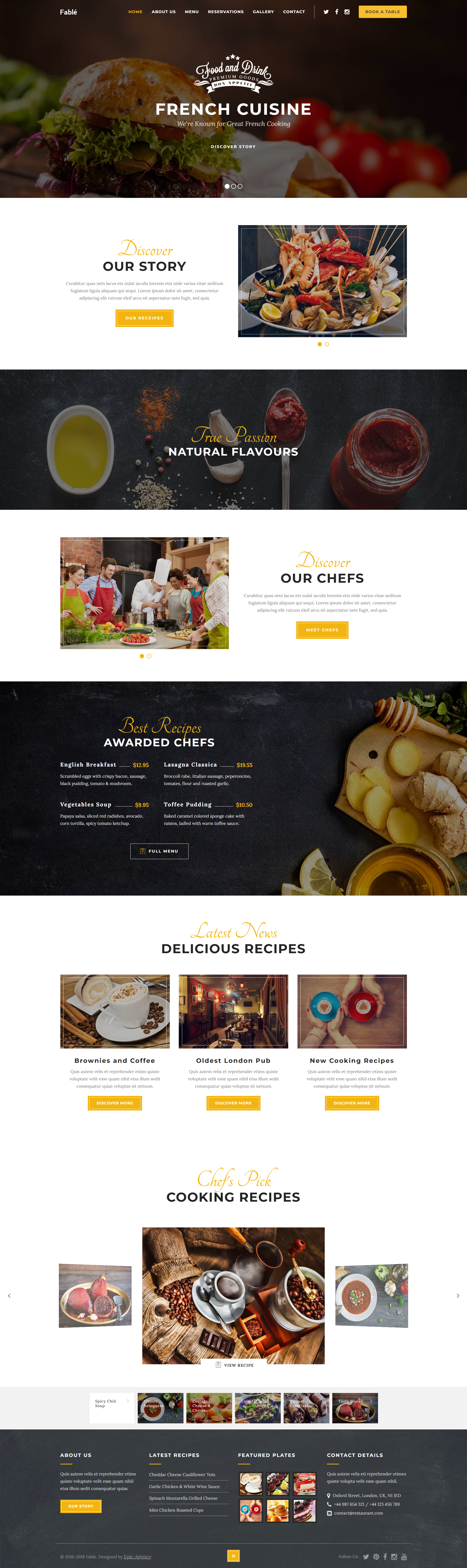 Cafe Website